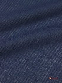 Фактурный хлопок "Полоски" цв.Чернильно-синий, ш.1.48м, батист, хлопок-100%, 60гр/м.кв