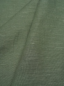 Лен с вискозой с эффектом мятости цв.Темный хаки шалфей, ш.1.4м, лен-53%, вискоза-47%, 195гр/м.кв