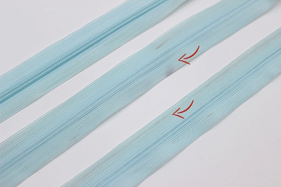 Молния потайная н/р цв.св.мятное мороженое, СОРТ2, 40см, нейлон