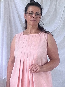 Нежное платье от Нелли Беленкиной из полульна с умягчением*