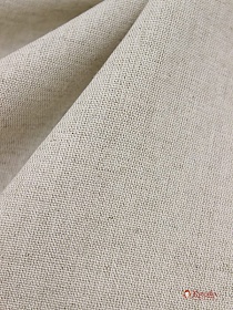 Мерный лоскут(ткань в отрезах) - Полулен цв.Суровый, ш.1.5 м, лен-20%, хлопок-45%, вискоза-35%,