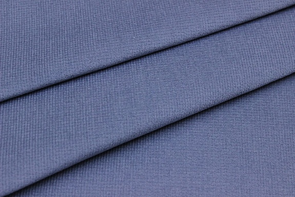 Микровельвет с эластаном цв.Серо-голубой джинс, ш.1.42м, хлопок-70%, эластан-30%, 280гр/м.кв