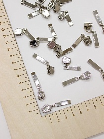 Бегунок к молнии спираль №5 цв.никель#027713