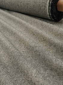 Тик цв.Черный меланж, ш.1.65м, хлопок-100%, 140гр/м.кв