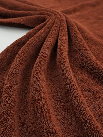 Махровая ткань Люкс цв.Шоколадно-ореховый, СОРТ2, ш.1.55м, хлопок-100%, 550гр/м.кв