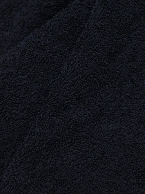 Махровая ткань цв.Черный с чернильным оттенком, ш.1.5м, хлопок-100%, 350гр/м.кв