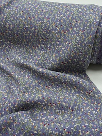 Креп-вискоза с эфф. жатости "Милолика" цв.джинс, ш.1.4м, вискоза-100%, 115гр/м.кв