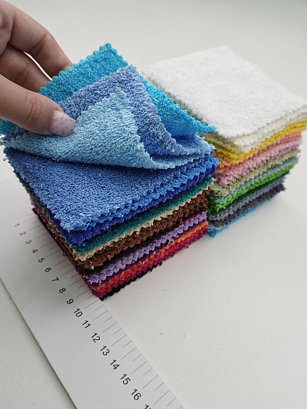 Комплект образцов "Ткань махровая" №1