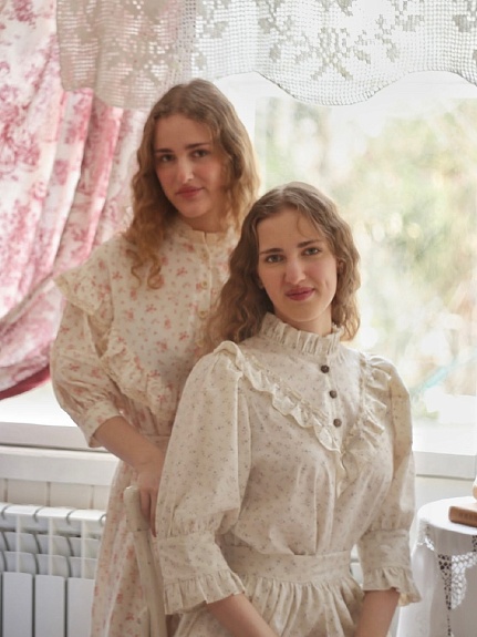 Платье из хлопкольна с вискозой "Алфея"