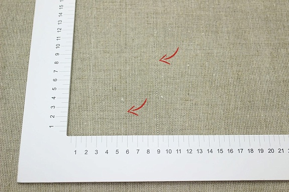 Мерный лоскут (ткань в отрезах) - Лен бортовка, ш.1.5м, лен-100%, 270гр/м.кв