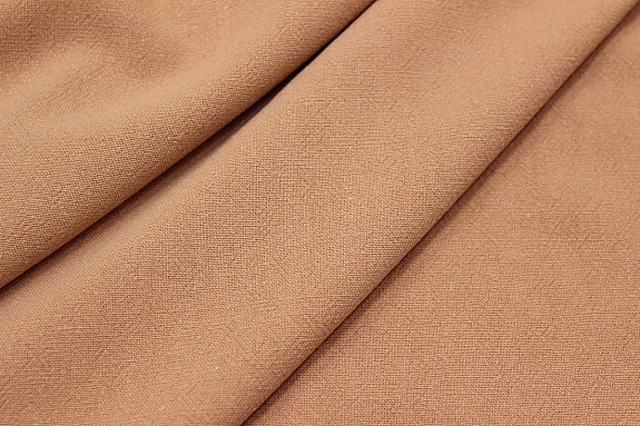 Крапива Рами (Ramie) с хлопком цв.Пастельно-терракотовый, СОРТ2, ш.1.38м, крапива-50%, хлопок-50%