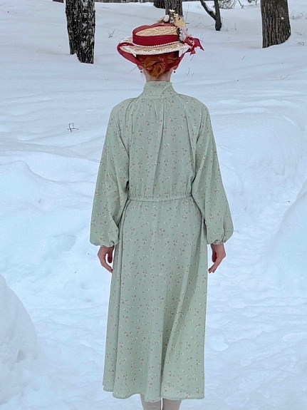 Платье из штапеля "Весеннее чувство"