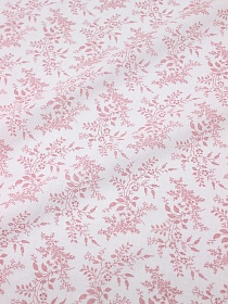 Вискоза с хлопком "Веточки барбариса" цв.т.пыльная роза, ВИД2, ш.1.40м, хл-70%, виск-30%, 70гр/м.кв