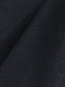 Полулен цв.Черный, СОРТ2, ш.1.5м, лен-57%, хлопок-43%, 200гр/м.кв