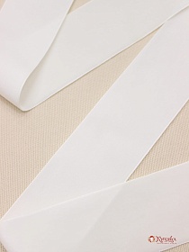 Лента бархатная цв.Белый, ш.50мм, полиэстер-100%