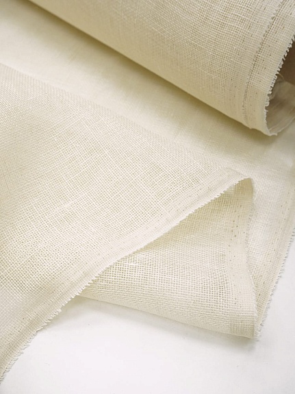 Лен декоративный Сетка цв.Шампань, ш.1.45м, лен-100%, 120гр/м.кв