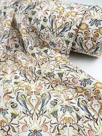 Креп-вискоза плательная "Садовые грезы" цв.белый, ш.1.5м, вискоза-80%, нейлон-20%, 80гр/м.кв