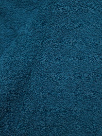 Махровая ткань цв.Темная бирюзовая морская волна, ш.1.5м, хлопок-100%, 350гр/м.кв