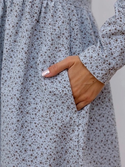 Платье из теплого хлопка "Алессия"