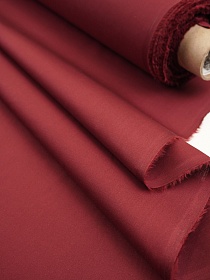 Импортный хлопок цв.Темный бордово-терракотовый, ш.1.55м, хлопок-100%, 115гр/м.кв