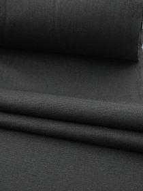 Полулен с умягчением цв.Черный с серым оттенком, СОРТ2, ш.1.5м, лен-30%, хл-70%, 140гр/м.кв