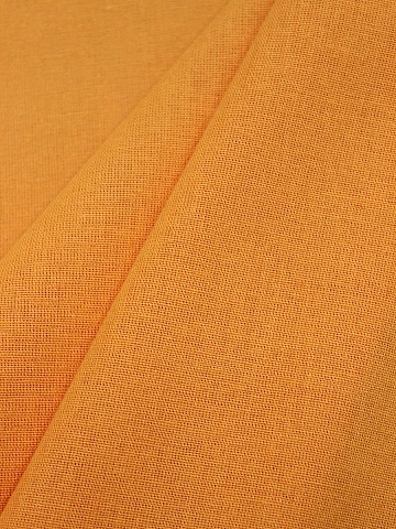 Полулен с умягчением цв.Оранжево-персиковый, ш.1.5м, лен-30%, хлопок-70%, 140гр/м.кв