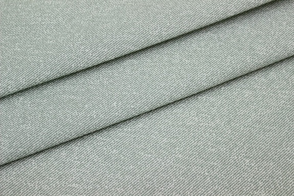 Бязь "Рубчик меланж" цв.морозно-мятная дымка, ш.2.2м, хлопок-100%, 120гр/м.кв
