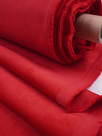 Мерный лоскут Микровельвет цв.Красный, ш.1.45м, хлопок-100%, 180гр/м.кв