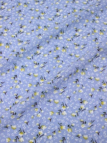 Штапель "Варенька" цв.голубая дымка, ш.1.44м, вискоза-100%, 90гр/м.кв