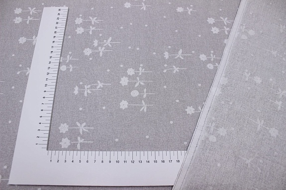 Поплин "Цветочный полет", ш.2.2м, хлопок-100%, 110гр/м.кв