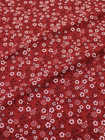 Теплый хлопок "Нелли" цв.насыщенный красно-терракотовый, ш.1.5м, хлопок-100%, 150гр/м.кв