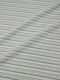 Вареный (стираный) хлопок "Полоска" цв.мятный/серый, ш.2.5м, хл-100%, 115гр/м.кв