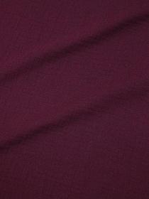 Муслин двухслойный с эффектом жатости цв.Темный вишнево-лиловый, ш.1.4м, хл-100%, 110гр/м.кв