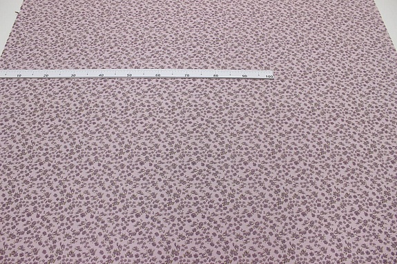 Теплый хлопок "Элиса" цв.бл.розово-сиреневый/сиреневый, ш.1.5м, хлопок-100%, 160гр/м.кв