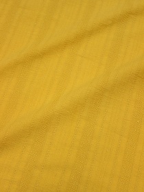 Брак(уценка) Фактурный хлопок "Рельефные полоски" цв.горчично-желтый, ш.1.42м, хл-100%, 110гр/м.кв