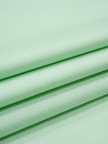 Сатин "Мелкое белое пшено на бл.мятно-салатовом", ш.1.61м, хлопок-100%, 120гр/м.кв