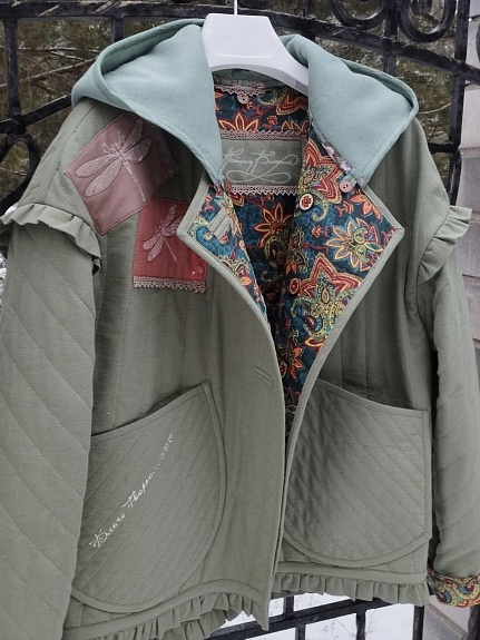 Курточка из полульна и футера