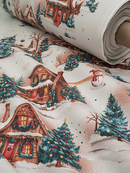 Дорожка "Зимний уют", ш.0.5м, хлопок-100%, 225гр/м.кв