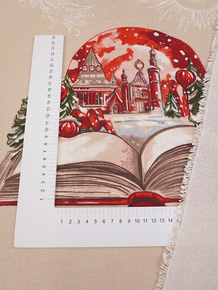 Рогожка "Мастерская чудес", ш.1.5м, хлопок-100%, 150гр/м.кв, раппорт 64см