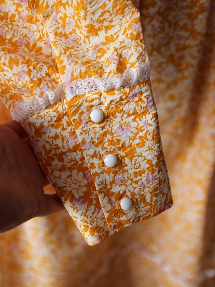 Платье из импортного хлопка "Весенний цвет" 