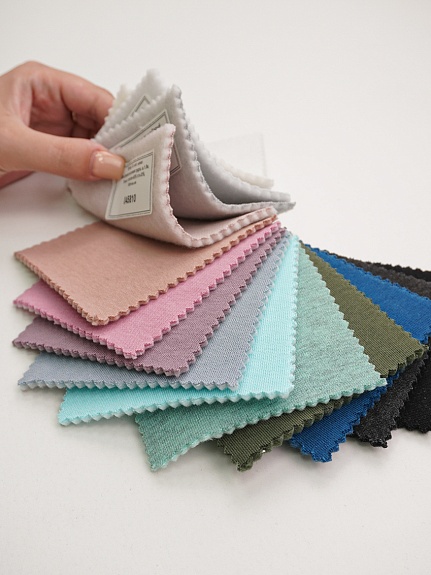 Комплект образцов "Футер 3-х нитка начес" №1