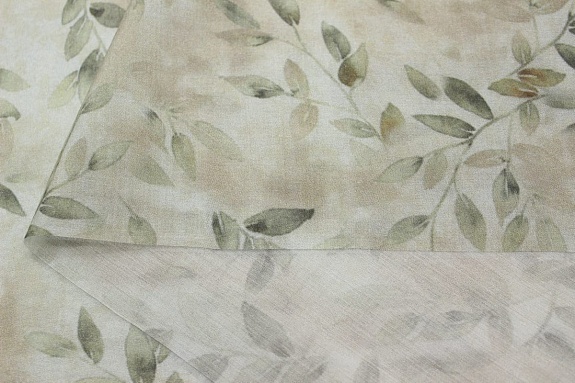 Вискозный шифон (Digital) "Ветвистая гармония", ш.1.5м, вискоза-75%, нейлон-25%, 55гр/м.кв