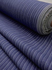 Плотная джинсовая ткань «Строчка» цв.синий, ш.1.8м, хлопок-65%, п/э-35%, 310гр/м.кв