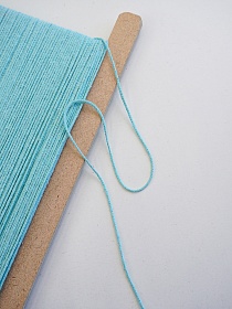 Шнур цв.мята-2, ш.2мм, хлопок-100%
