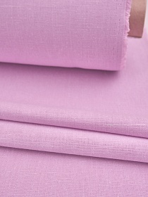Полулен костюмный с умягчением цв.Сиренево-розовый, ш.1.5м, лен-52%, хл-48%, 170гр/м.кв