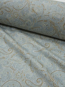 Сатин "Восточная рапсодия" цв.серый, ш.2.35м, хлопок-100%, 105гр/м.кв