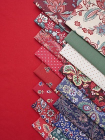 Набор тканей для рукоделия "Купава", 45*30 см, 17 шт