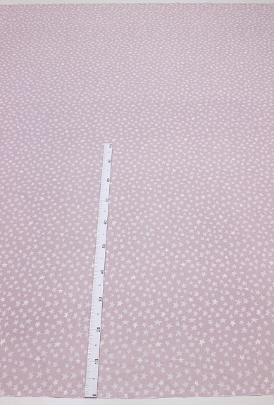 Перкаль "Звездное мерцание" цв.розово-сиреневый флер, ш.2.2м, хлопок-100%, 110гр/м.кв