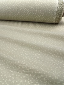 Муслин Премиум двухслойный гладкий "Цветочная роса" цв.бежево-оливковый, ш.2.5м, хл-100%, 120гр/м.кв