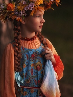 Костюм созданный по мотивам "Огневушки-Поскакушки"